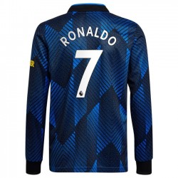 Camisola Manchester United Cristiano Ronaldo 7 Equipamento Terceiro 2021-2022 Manga Comprida